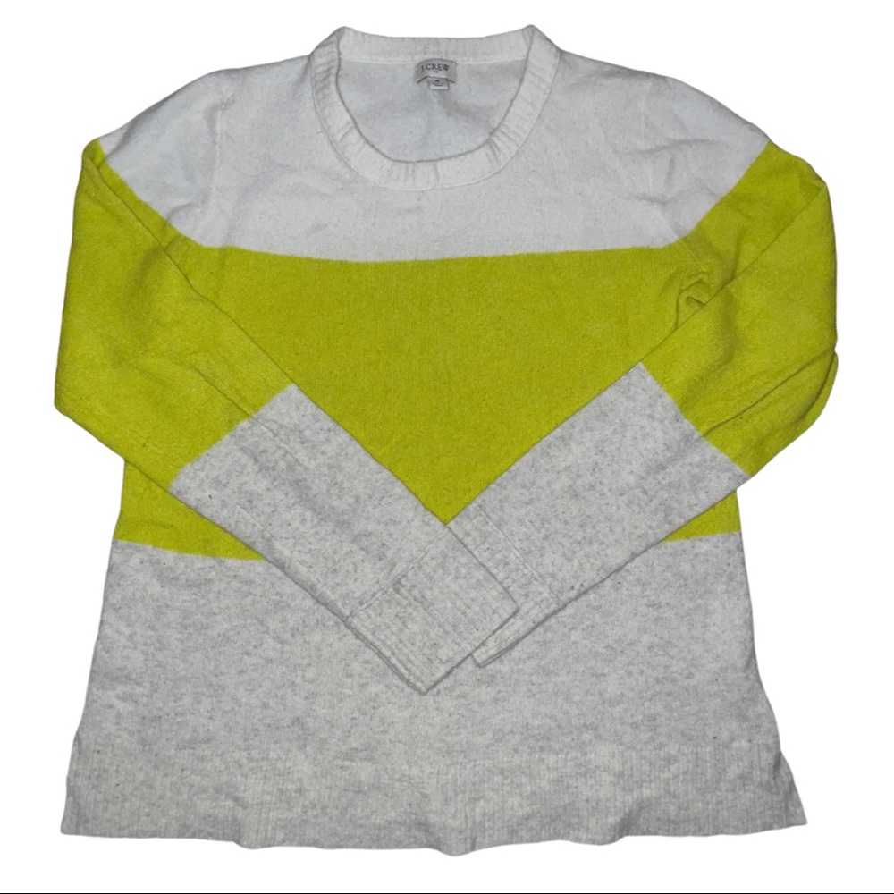 J Crew Color Block Sweater - M